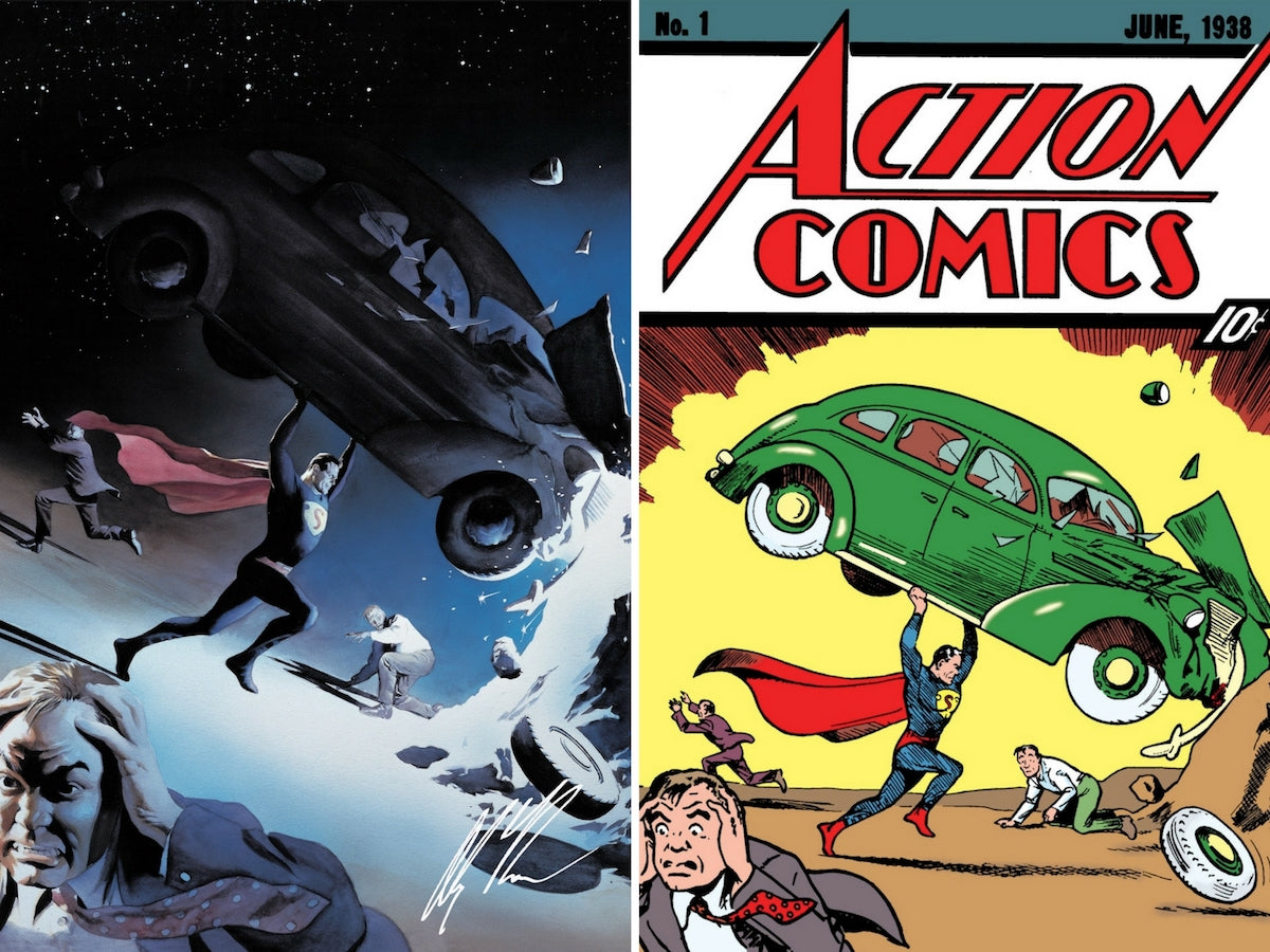 complicaciones contar hasta Separar More Powerful than a Locomotive: Action Comics #1 Tribute – Alex Ross Art