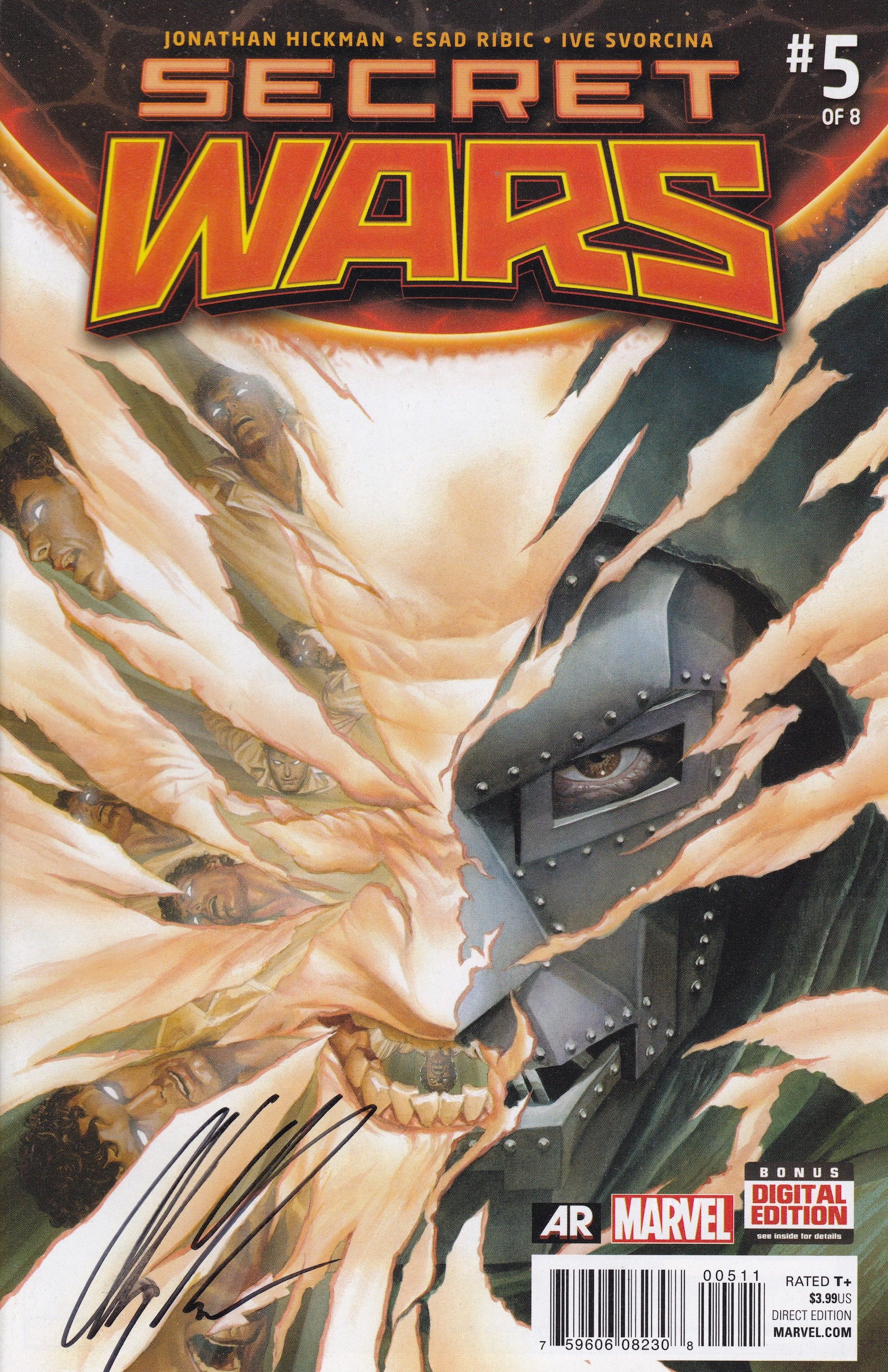 Secret Wars #5 – Alex Ross Art