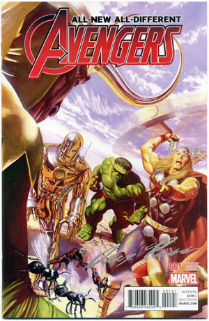 All-New All-Different Avengers # 1 1963 Homage Variant – Alex Ross Art