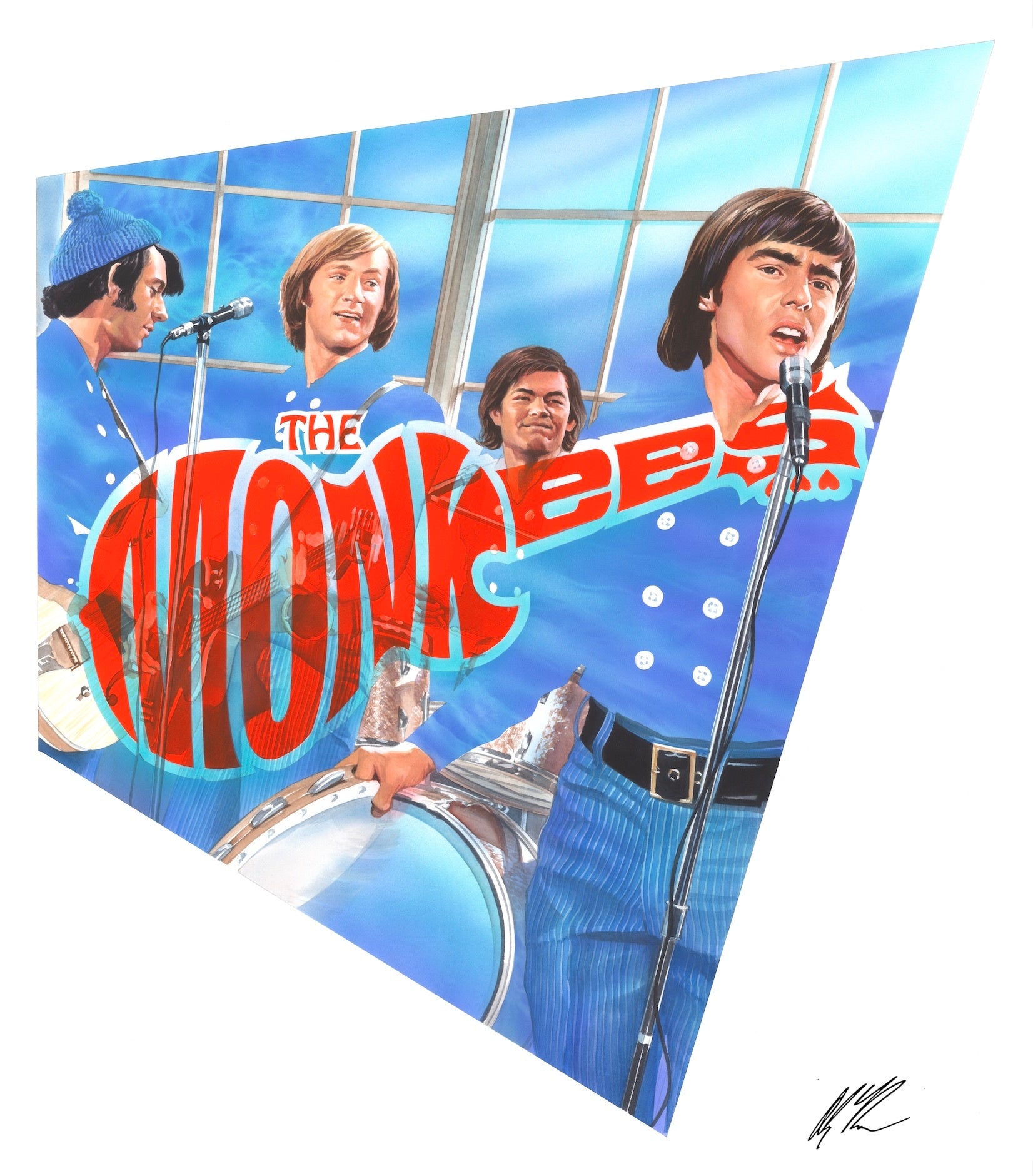 skuespillerinde køre Adept Hey Hey We're The Monkees – Alex Ross Art