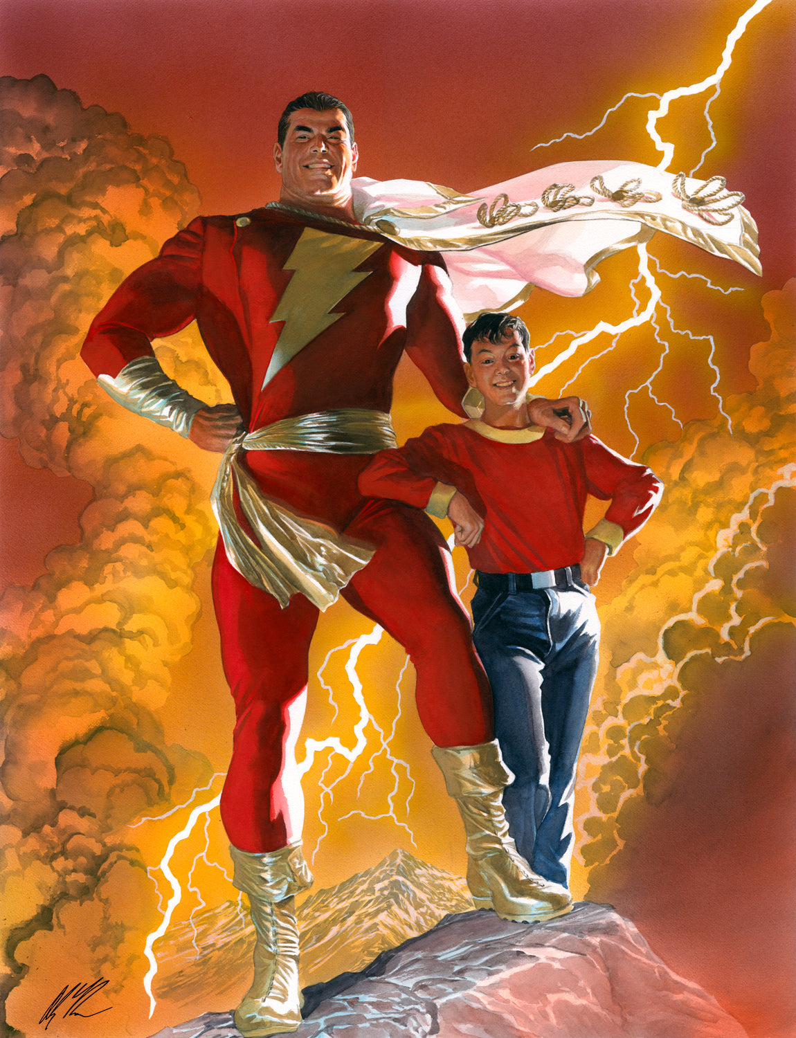SHAZAM! (Captain Marvel) Alex Ross Art