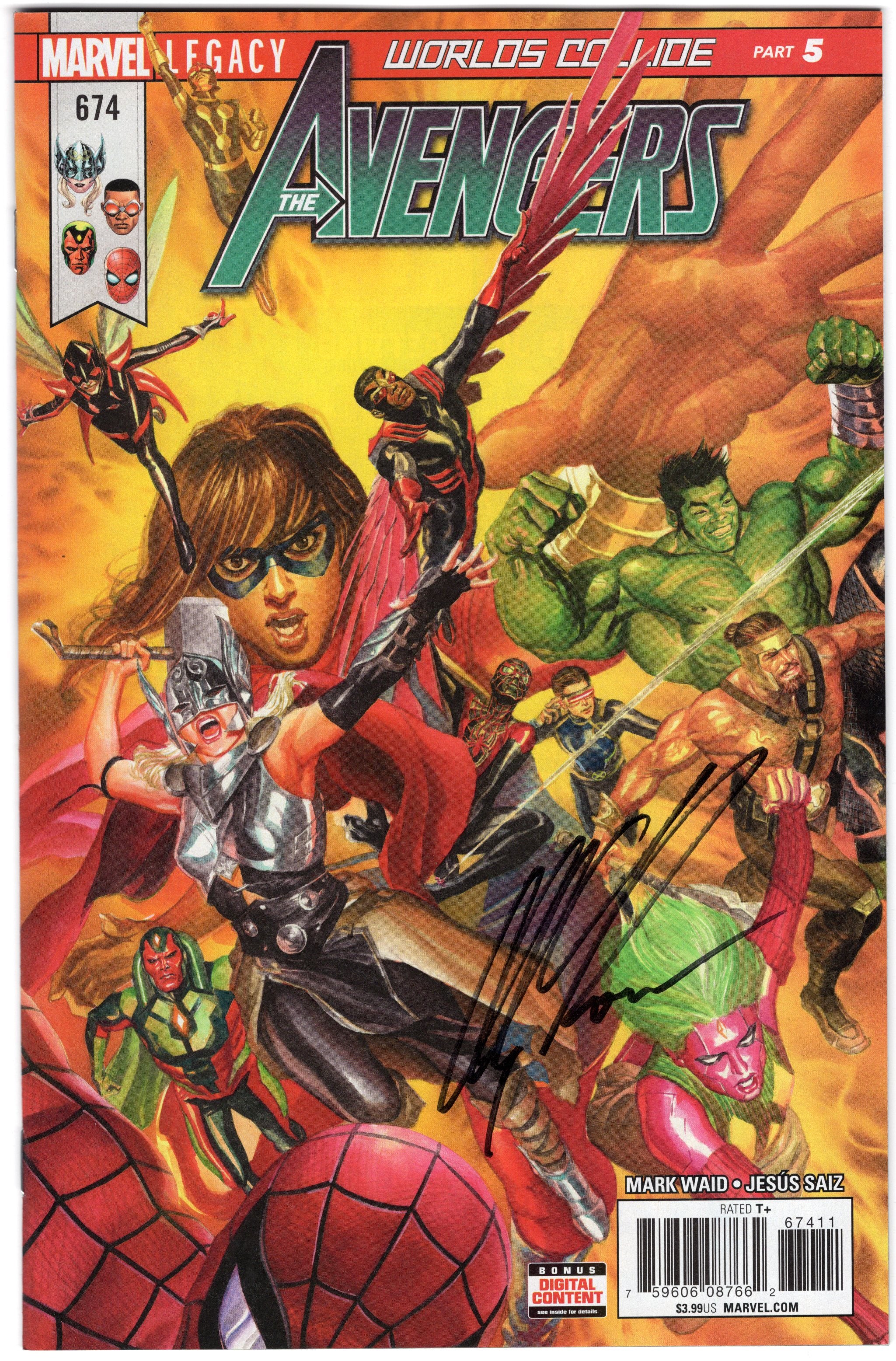 Avengers (2017) #674 – Alex Ross Art