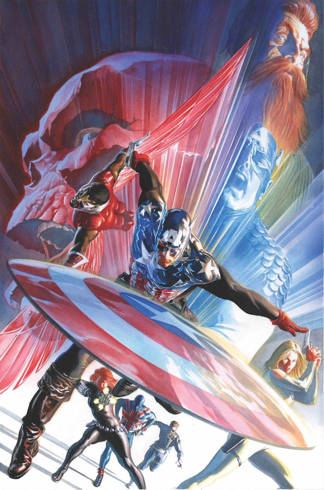 kandidat Kan ikke lide Milepæl Captain America 600 Lithograph Artist's Proof (AP) Edition – Alex Ross Art