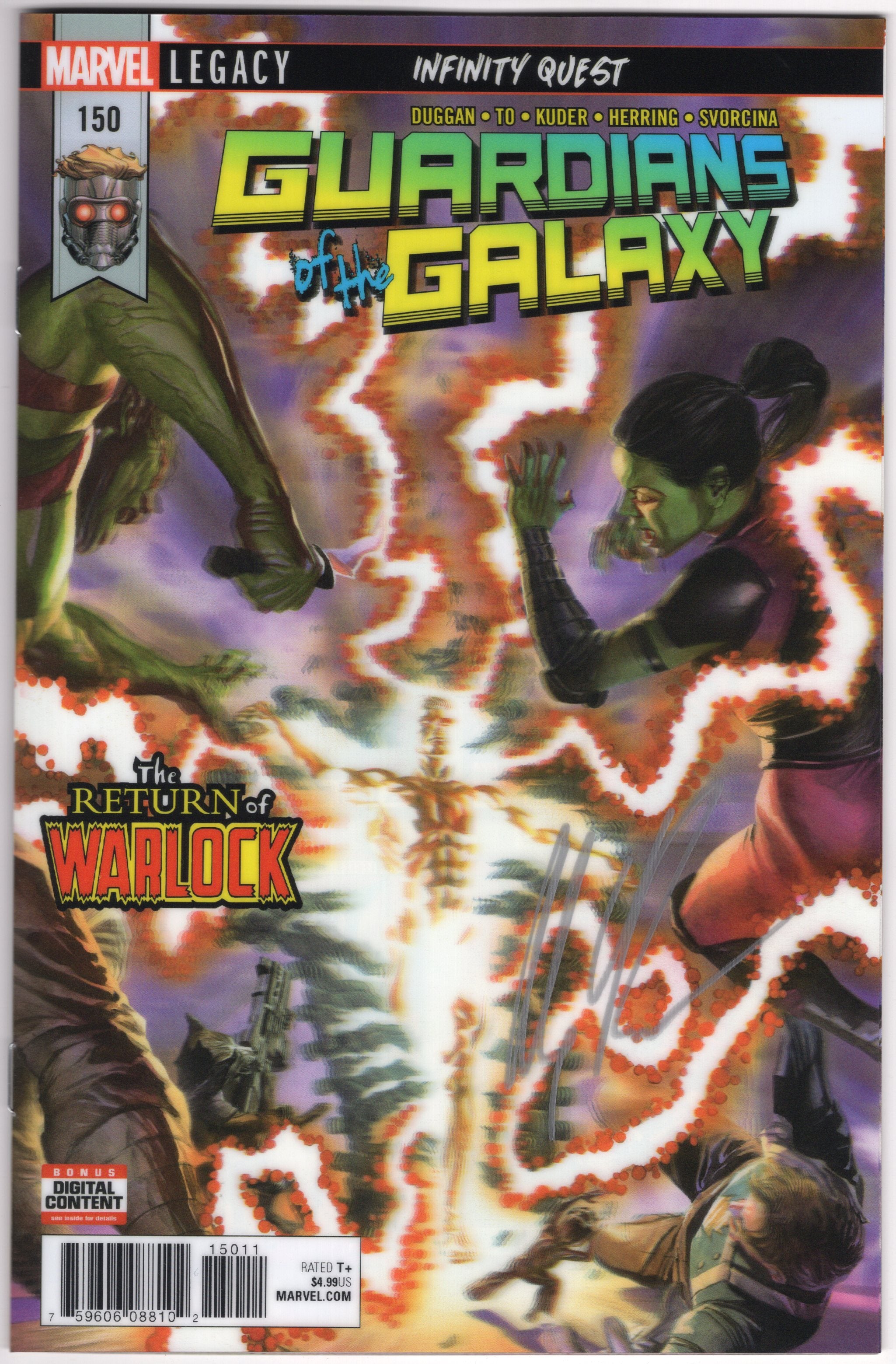 Guardians of the Galaxy #150 Lenticular Exclusive – Alex