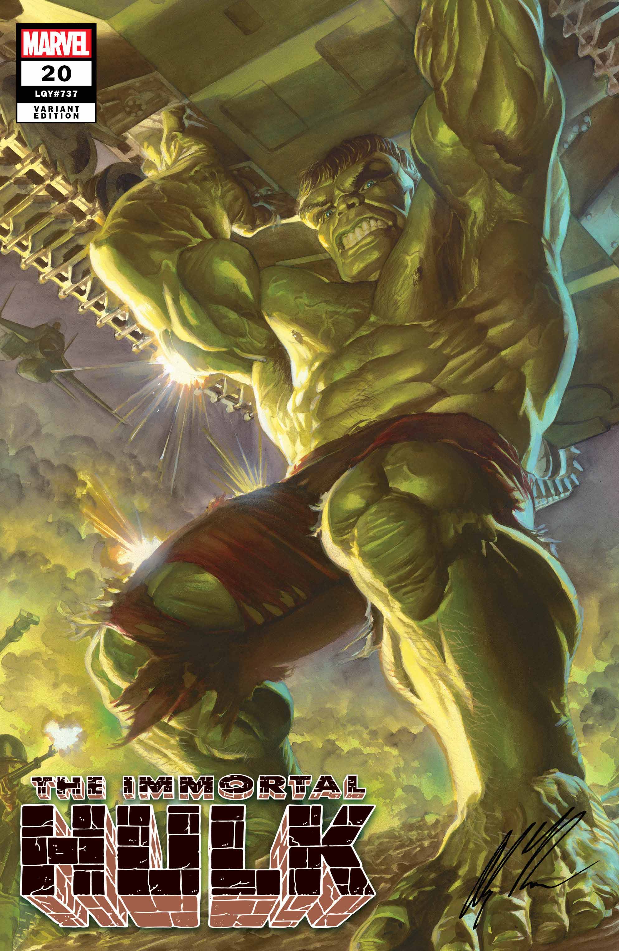 Immortal Hulk #20 Alex Ross Art Exclusive