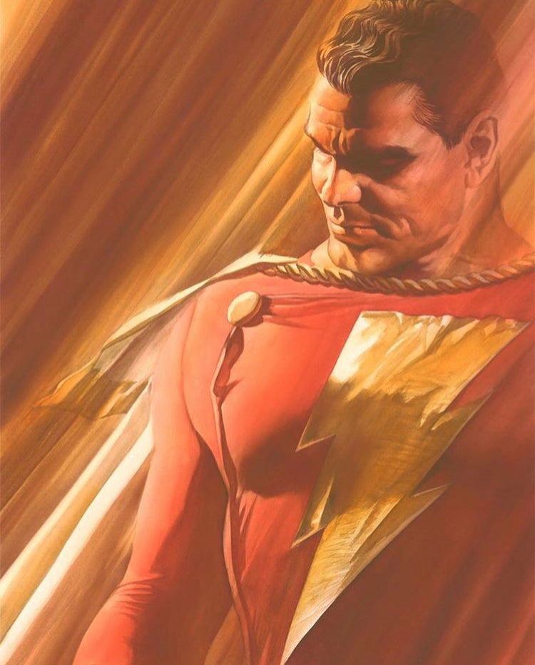 SHADOWS: Shazam! Giclee on Paper – Alex Ross Art