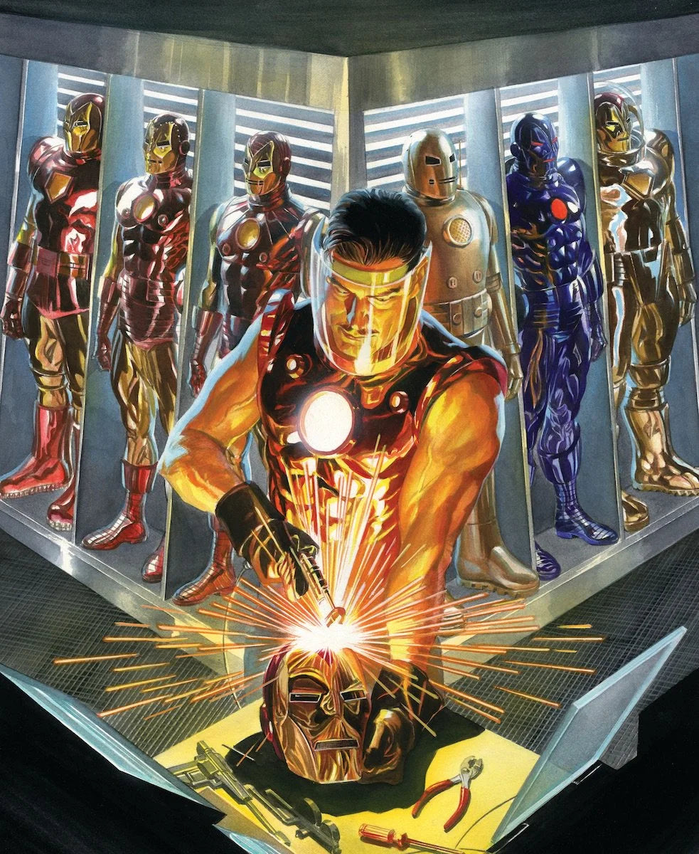 Alex ross iron 2024 man marvel legends