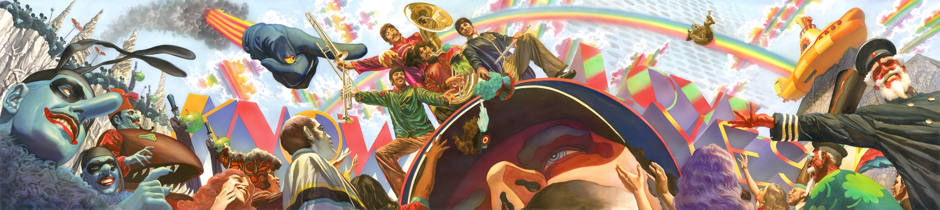 Beatles Yellow Submarine Canvas