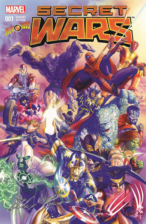 Secret Wars #1 Alex Ross Art Exclusive