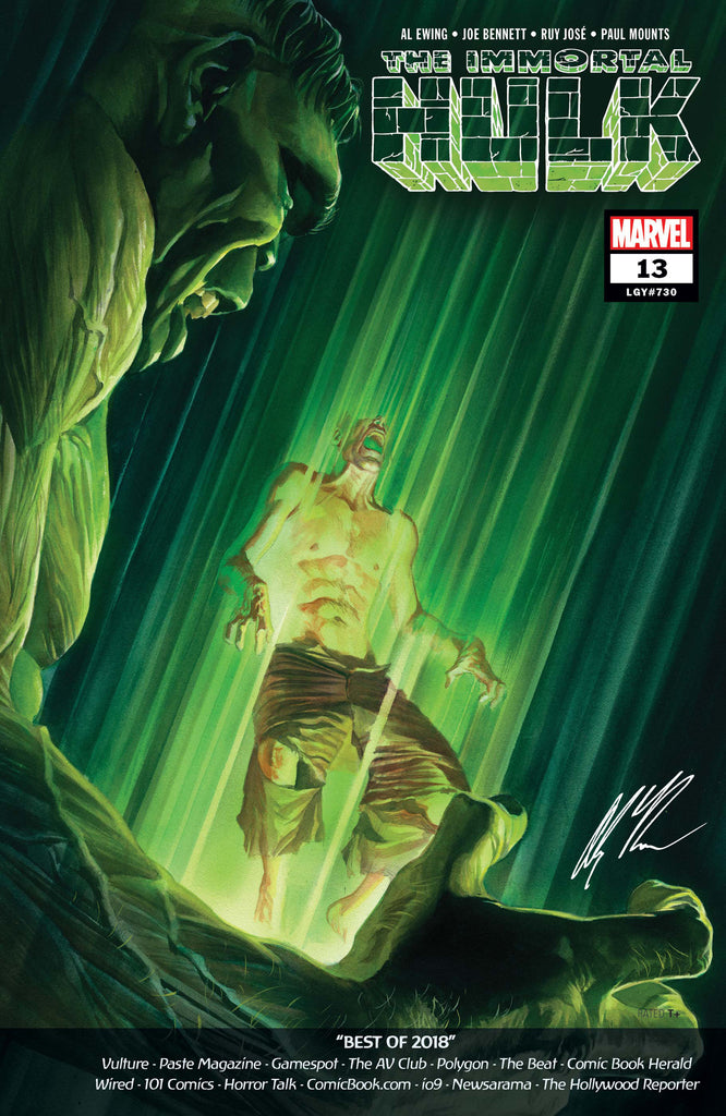 Buy Immortal Hulk By Alex Ross Poster Book Graphic Novel