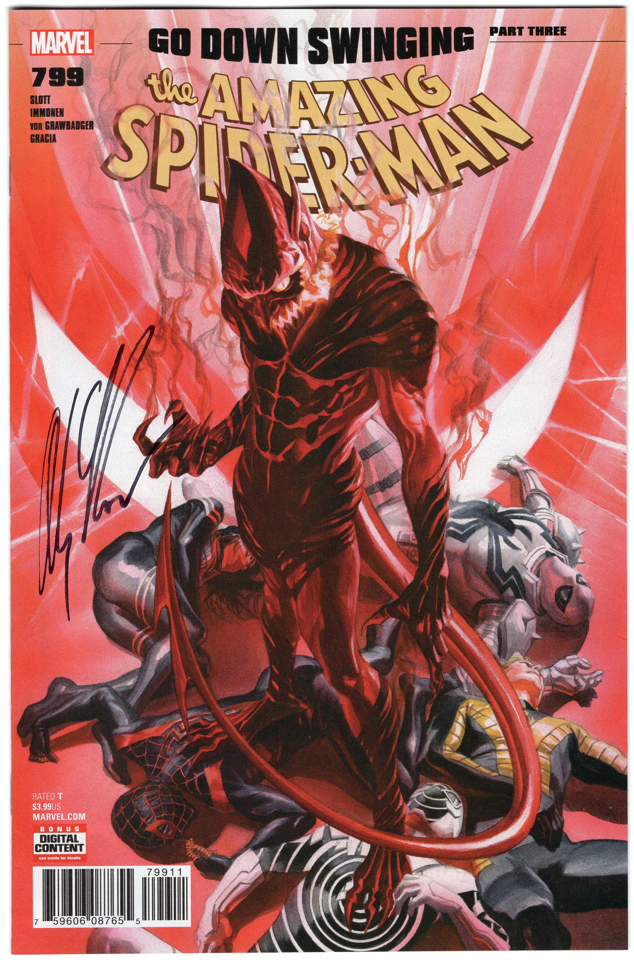 Amazing Spider-Man (2017) #799 Virgin Variant SIGNED Exclusive