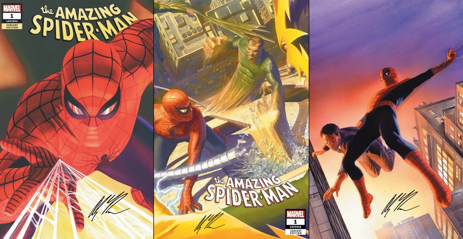 Amazing Spider-Man (2016) # 1 Alex Ross Art Variant