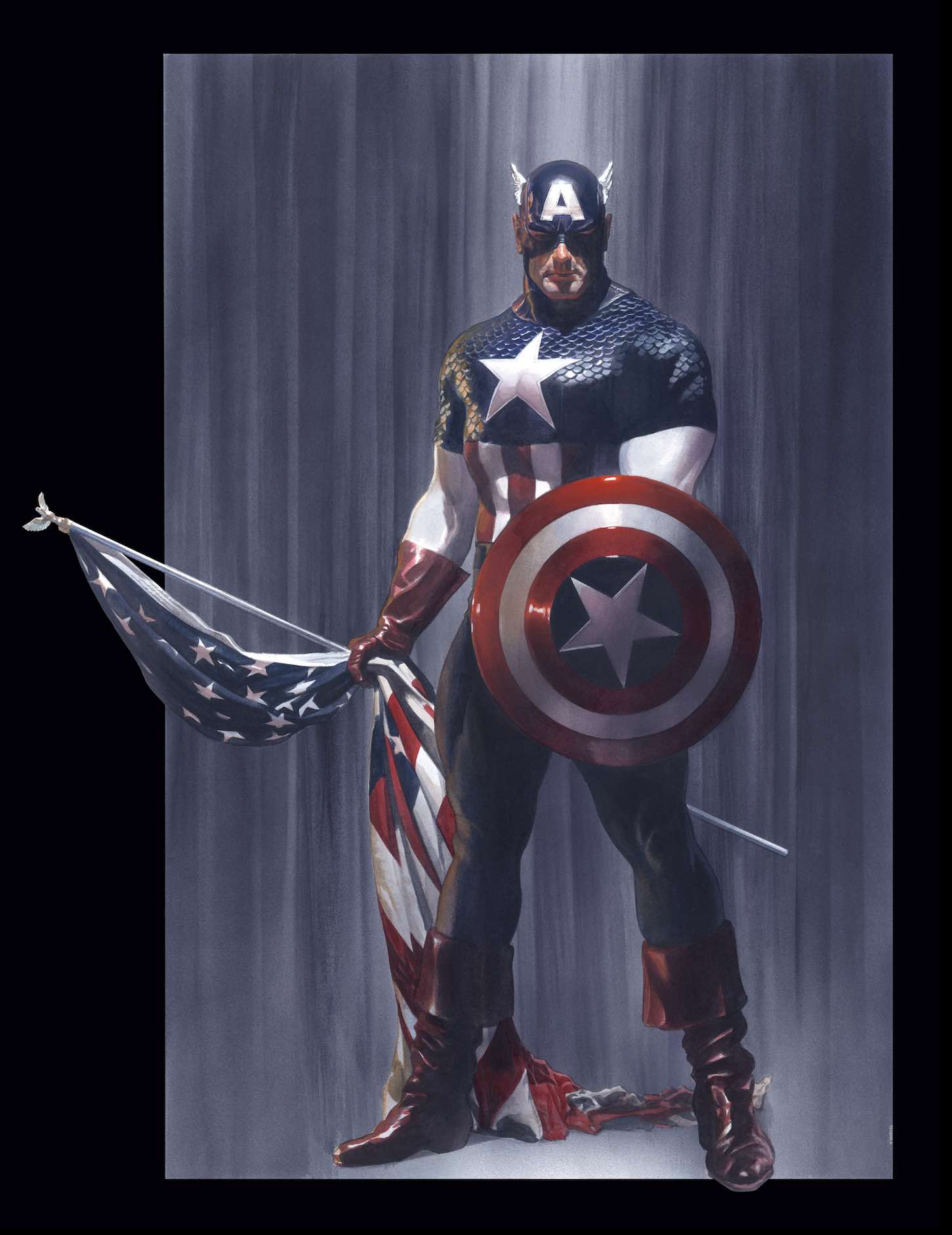 Captain America: Patriot Giclée on Canvas - Signed & Numbered