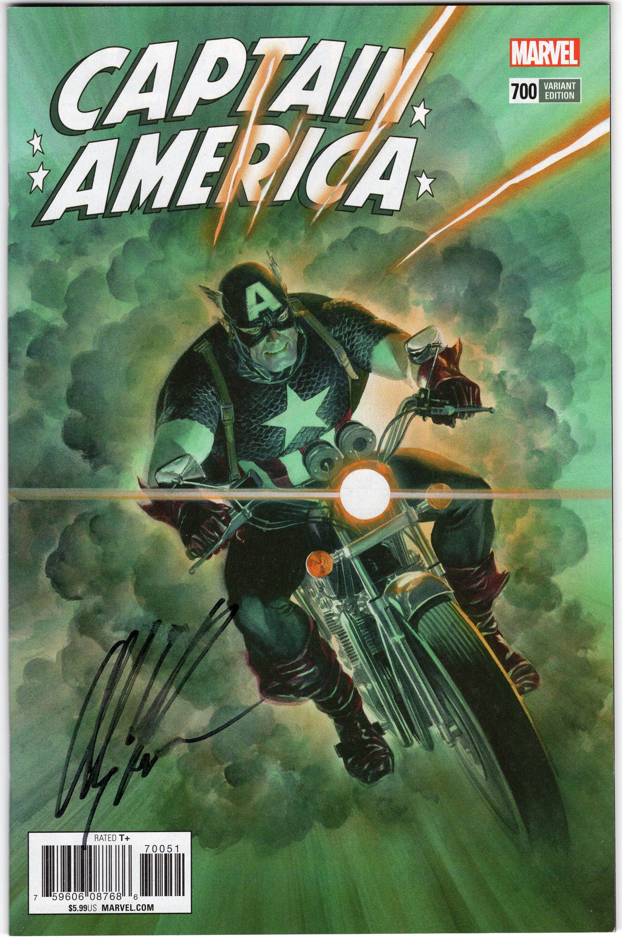 Captain America #700 Variant SIGNED Exclusive