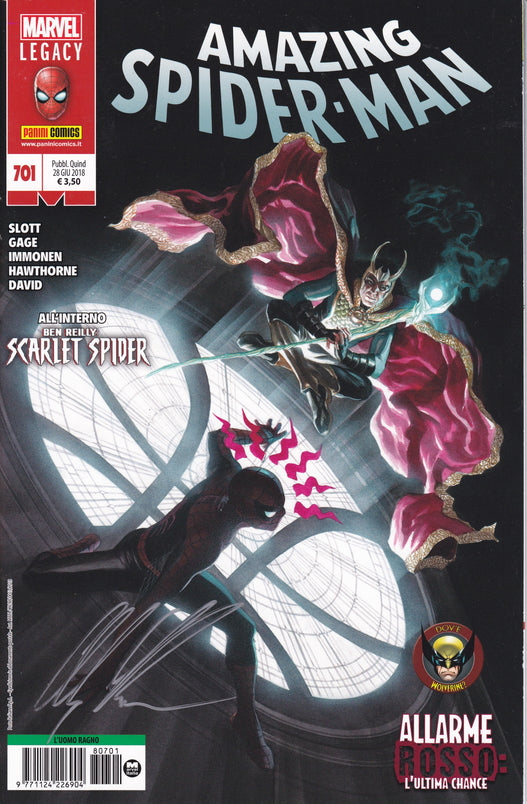Amazing Spider-Man #701 Italian Variant Signed