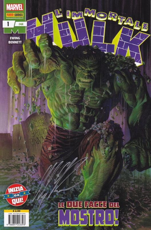 Immortal Hulk # 1 Italian Variant Signed
