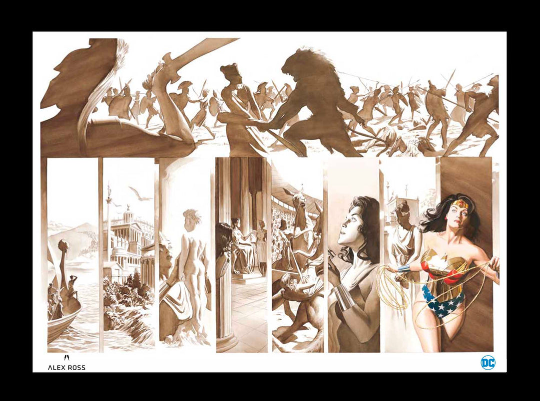 Origins: Wonder Woman Matted Lithograph