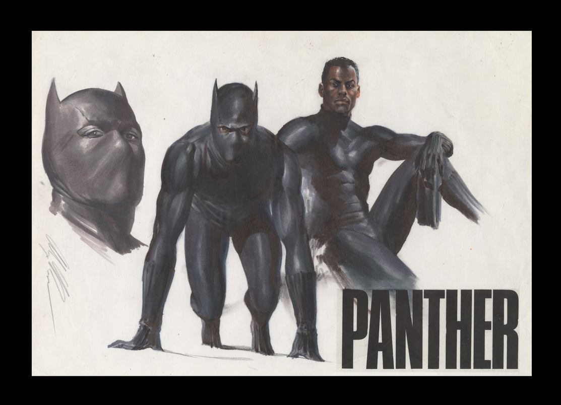 Black Panther: Character Model Matted Lithograph PP