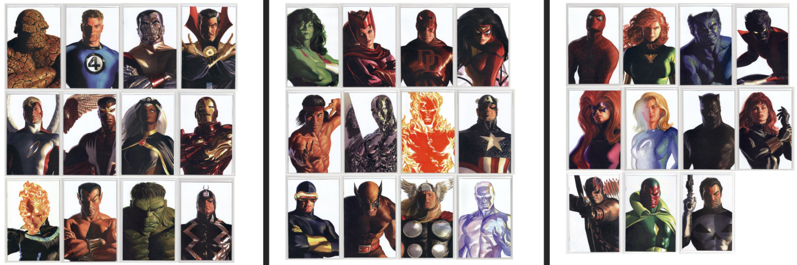 Timeless Alex Ross Heroes Master Set