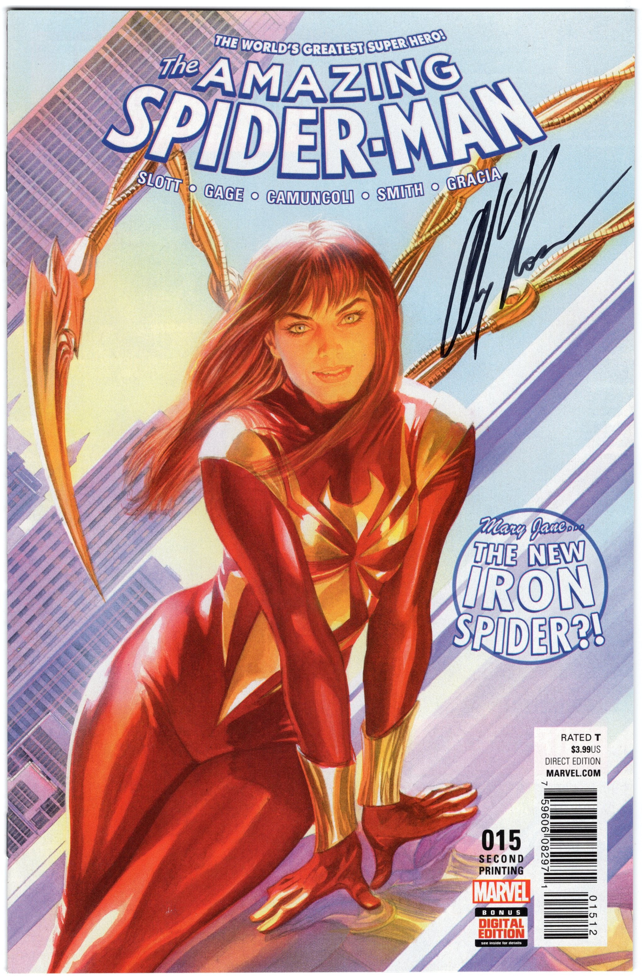 Amazing Spider-Man (2015) #15 SIGNED Exclusive